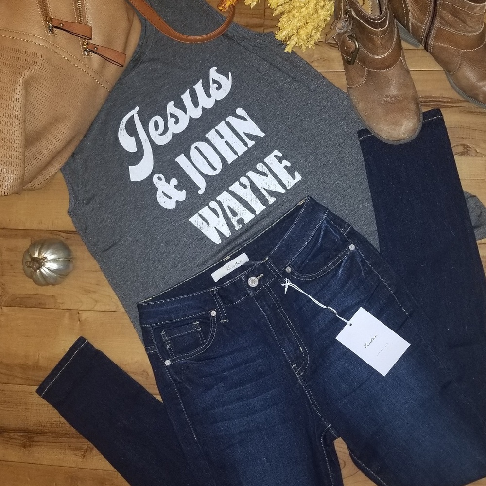 Jesus and John Wayne Tank